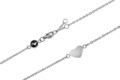 Bratara, Emily Westwood, Silver Heart, inox, argintiu