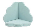 Perna universala copii Baby Pad, Bulut, 120x120x5 cm, Bumbac, Verde menta