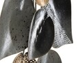 Decoratiune de perete 3D Half Leaf B, Mauro Ferretti, 62.5x40 cm, fier, multicolor