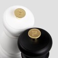 Set 2 rasnite pentru sare/piper Evron, Homla, 6x16 cm, plastic, alb/negru