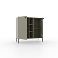 Comoda ADRK, Tili 2D 3P, 100.2x40.8x95 cm, PAL laminat, verde eucalipt