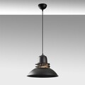 Lustra, Saglam - 3735, Opviq, 34 x 123 cm, 1 x E27, 40W, negru/auriu