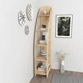 Corp biblioteca, Zena Home, Orsa, 58x180x31.6 cm, PAL, Stejar