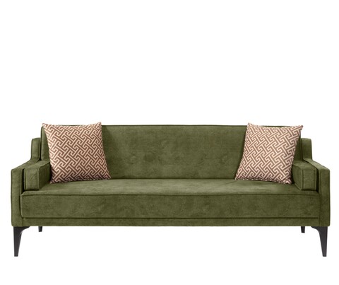 Canapea extensibila Doruk, Pandia Home, 195x80x80 cm, lemn, kaki Canapele si coltare