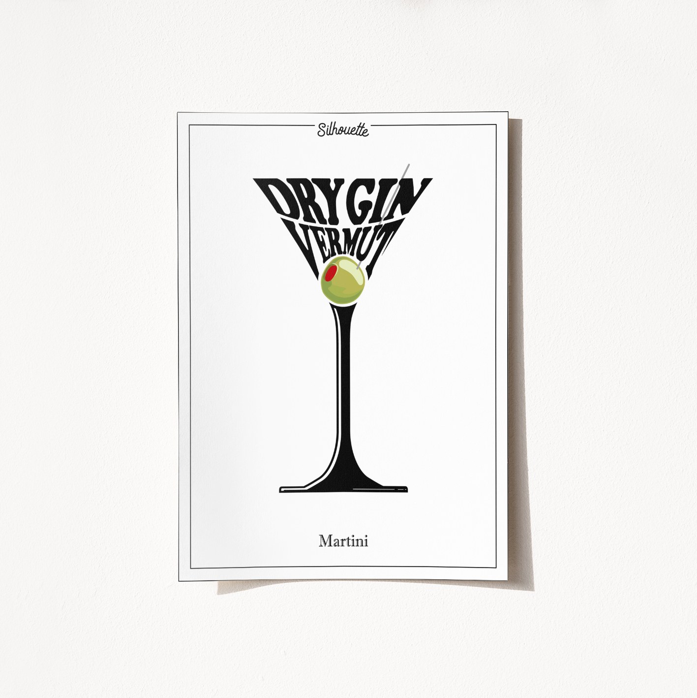 Poster A2, Martini, SATIN MAT, Dimensiune: 42 x 59,4 cm - A2, Multicolor