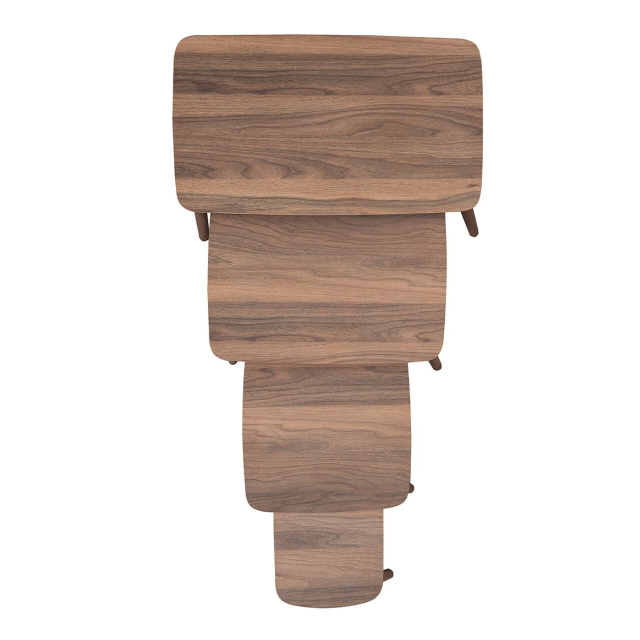 Set masute Nesting 4 piese, Hanah Home, Luci, Maro - imagine 7