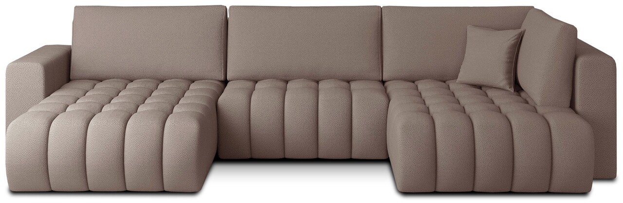 Coltar extensibil stanga 6 locuri ELTAP, LT-07SA, Bonito, 350x175x92 cm, lemn/poliester, bej - 1 | YEO