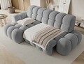 Coltar extensibil dreapta 3 locuri ELTAP, Ceedro, 283x165x98 cm, lemn/poliester, gri deschis