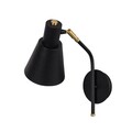 Aplica de perete, Sivani - MR-664, Alby, 14 x 36 x 40 cm, 1 x E27, 40W, negru
