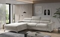 Coltar extensibil stanga 3 locuri ELTAP, LT-18SO, Grayson, 278x205x92 cm, lemn/poliester, bej deschis
