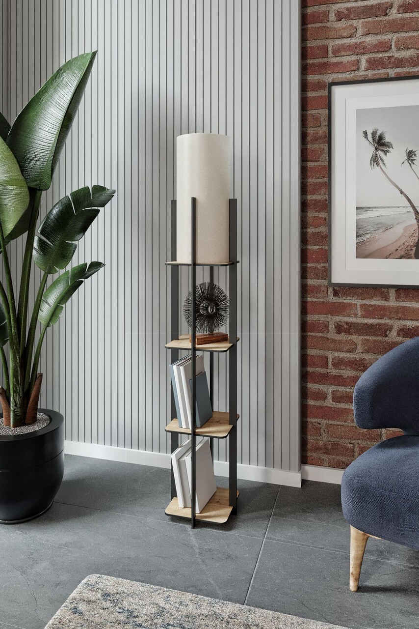 Lampadar, L'essentiel Maison, 666PTR1163, Stejar