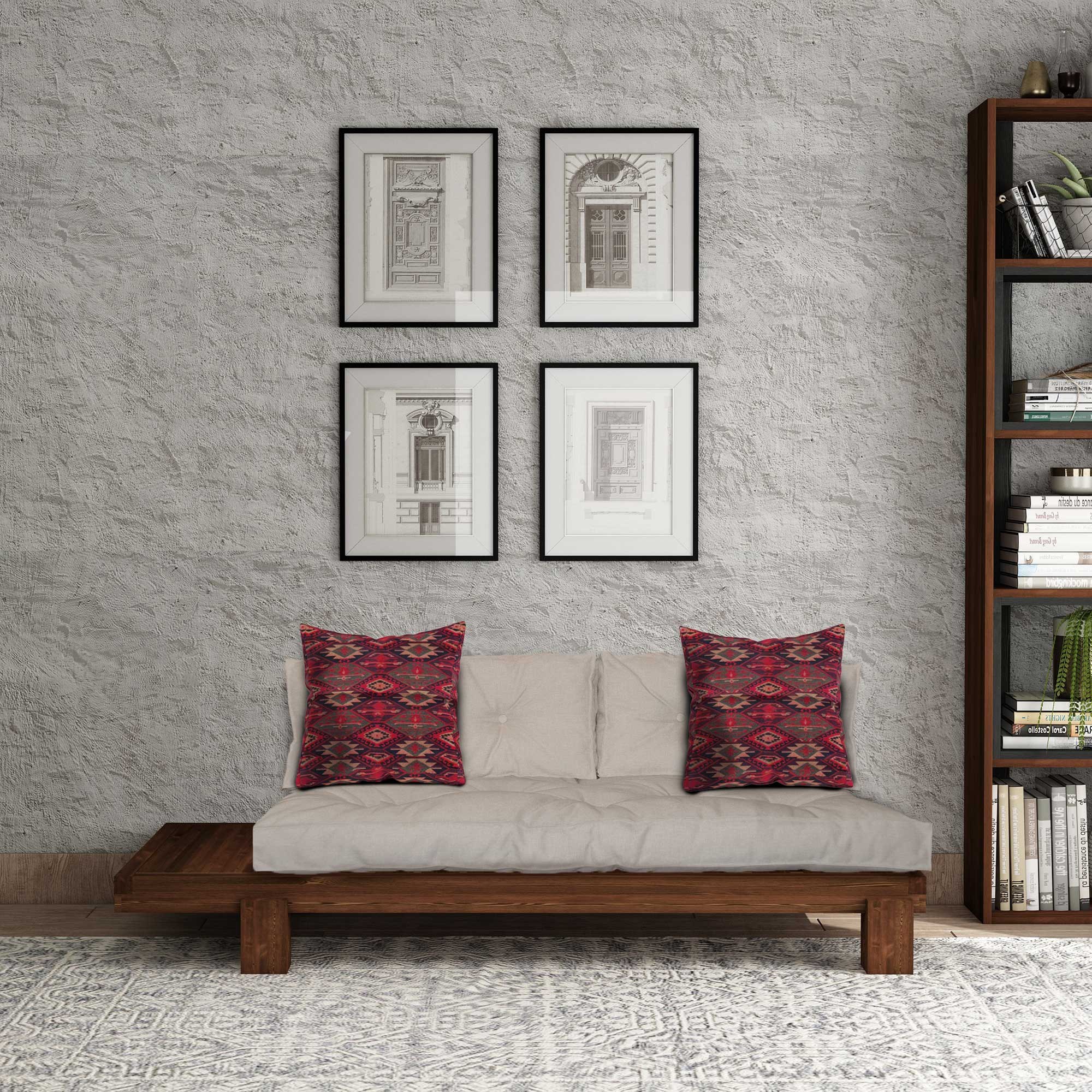 Șezlong, Atelier del Sofa, 135PLT1102, Lemn , Nuc / Bej