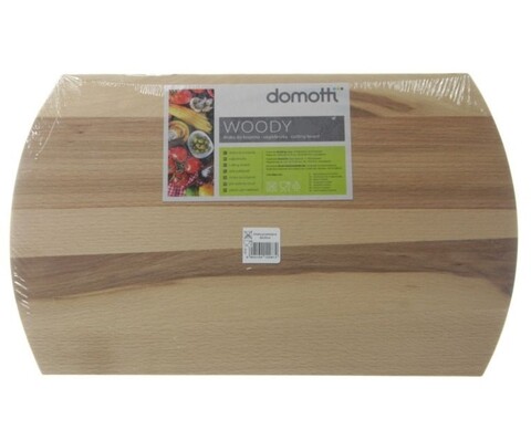 Tocator oval Woody, Domotti, 40×25 cm, lemn Domotti