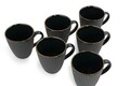 Set 2 cani ST008402F004, Keramika, 9.3x10x10 cm, 330 ml, gresie, verde