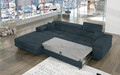 Coltar extensibil stanga 4 locuri ELTAP, Armd-370, Armando, 289x203x85 cm, lemn/poliester, verde