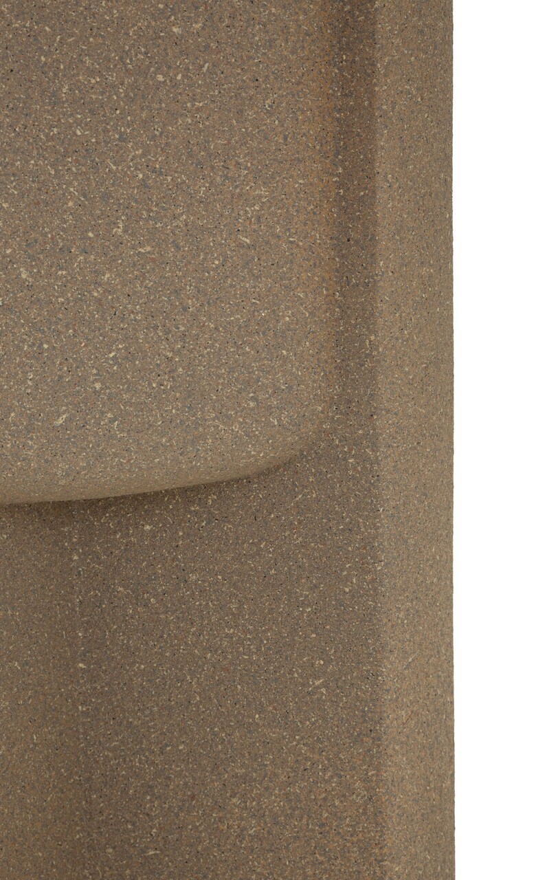 Vaza decorativa, Mauro Ferretti, Moai Outdoor, 39x80.5 cm, polirasina, maro - view 3