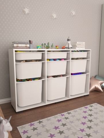 Dulap multifunctional, Estella, Bofi, Alb