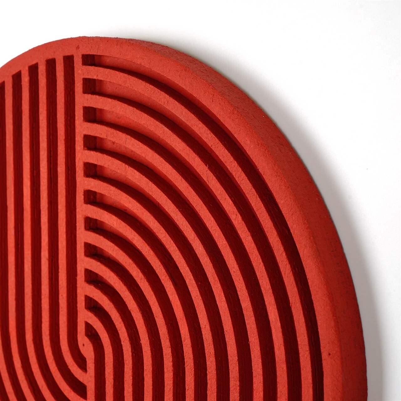 Decoratiune de perete, ART128, Dimensiuni: 33 x 33 x 2 cm, Rosu - view 6
