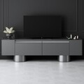 Comoda TV, Bexley, Bohem, Antracit / Argintiu