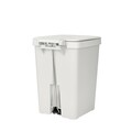 Cos de gunoi cu pedala, Brabantia, StepUp, 25 L, 35.2x28x40.9 cm, polipropilena, gri deschis