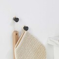 Set 2 agatatori pentru prosoape, Brabantia, MindSet Infinite Grey, aluminiu, gri