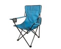 Scaun pliabil pentru gradina/tesara Avis, Heinner, 82x50x80 cm, otel/textil, albastru inchis