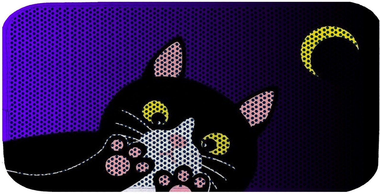 Covoras litiera pentru colectarea granulelor de nisip, Paws &amp; Whiskers, Cat Lıtter Mat 65, Multicolor - view 2