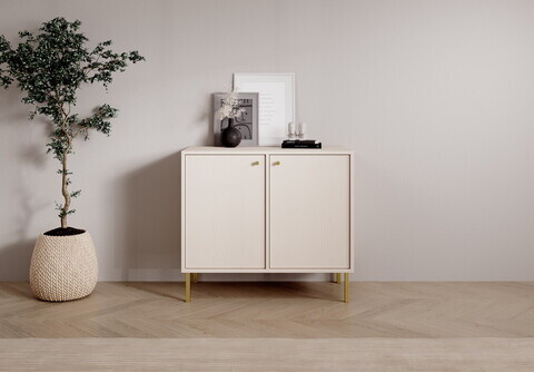 Comoda ADRK, Tili 2D, 83.6x40.8x73.9 cm, PAL laminat, bej
