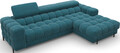 Coltar extensibil dreapta 3 locuri ELTAP, RT-40AMO, Felro, 285x181x93 cm, lemn/poliester, albastru