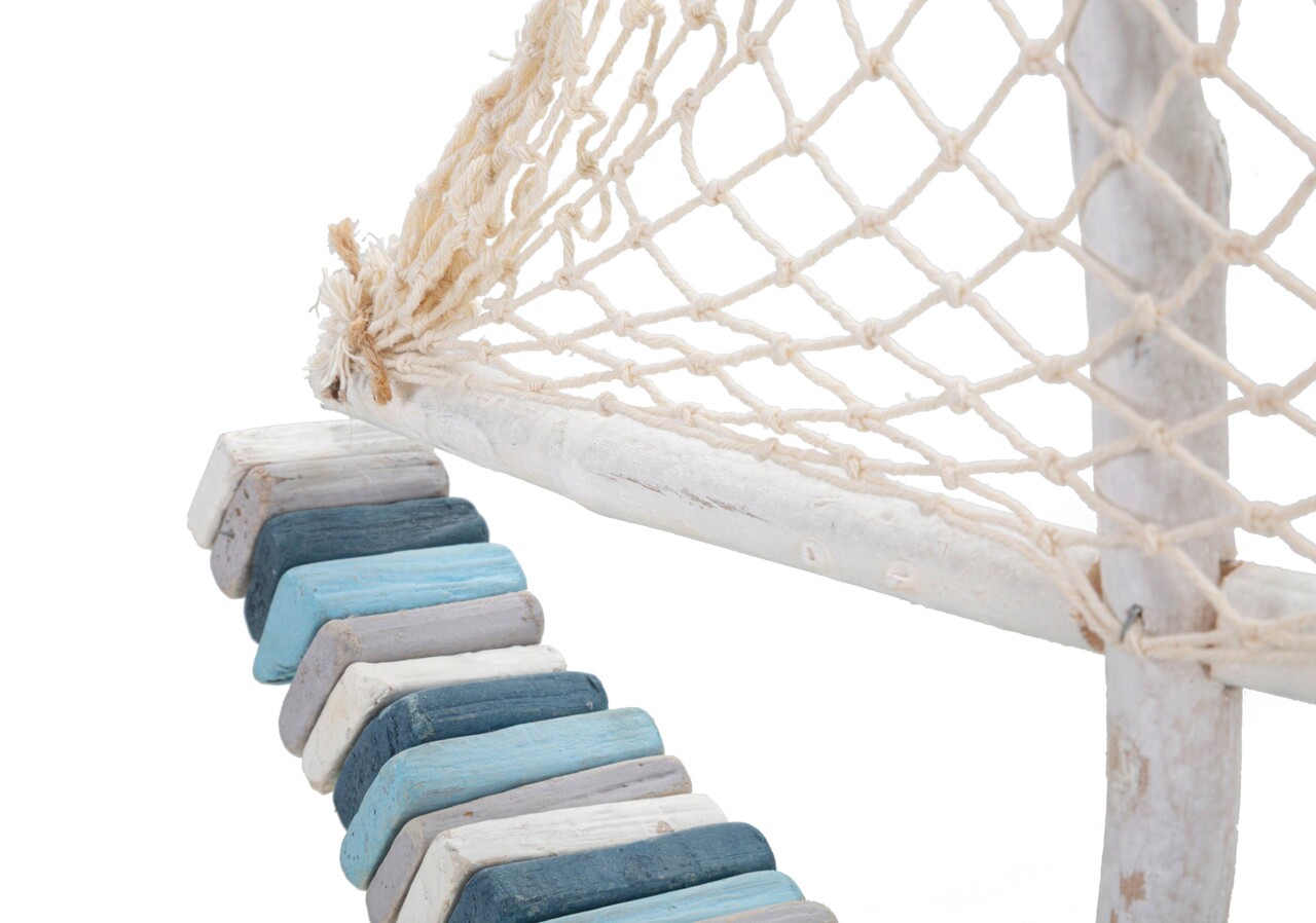 Decoratiune Boat Color, Mauro Ferretti, 45x7x45 cm, lemn de tanoak, multicolor - 2 | YEO