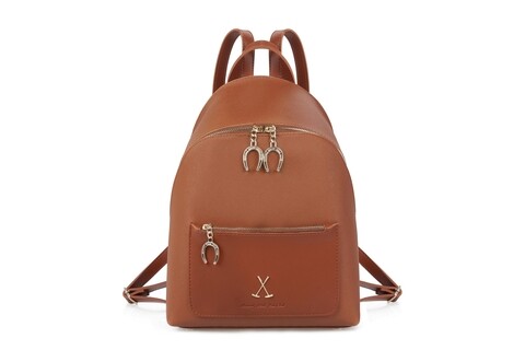 Rucsac Beverly Hills Polo Club, 707, piele ecologica, maro