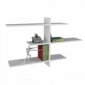 Raft pentru perete, Wooden Art, Amentes White, 116x73x22 cm