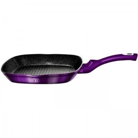 Tigaie grill din aluminiu forjat si marmura, Berlinger Haus, Royal Purple, 28 cm