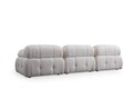 Canapea 3 locuri, Atelier del Sofa, 560ARE1549, Lemn de fag / PAL, Alb