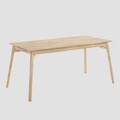 Masa Little, Homla, 160x75x76 cm, lemn de cauciuc, natur