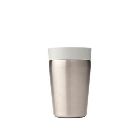 Cana termos, Brabantia, Make&Take, 8x12.7 cm, 200 ml, otel, gri deschis