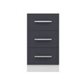 Dulap pentru bucatarie, Hanah Home, Minar, 45x87x58 cm, Alb / Antracit