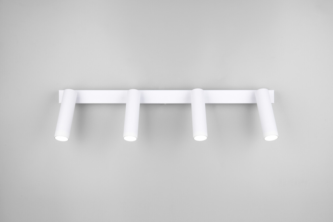 Plafoniera Ambala, TRIO, 65x13x17.5 cm, 5.5W, 4x SMD, metal, alb mat - 2 | YEO
