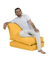Fotoliu extensibil, Siesta, Ferndale Bean Bag, 55 - 180 cm, poliester impermeabil, galben
