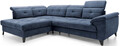 Coltar extensibil stanga 5 locuri ELTAP, LT-40AU, Inferne, 297x210x107 cm, lemn/poliester, albastru