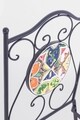 Scaun de gradina pliabil Paloma, Bizzotto, 39 x 47 x 92 cm, otel/ceramica
