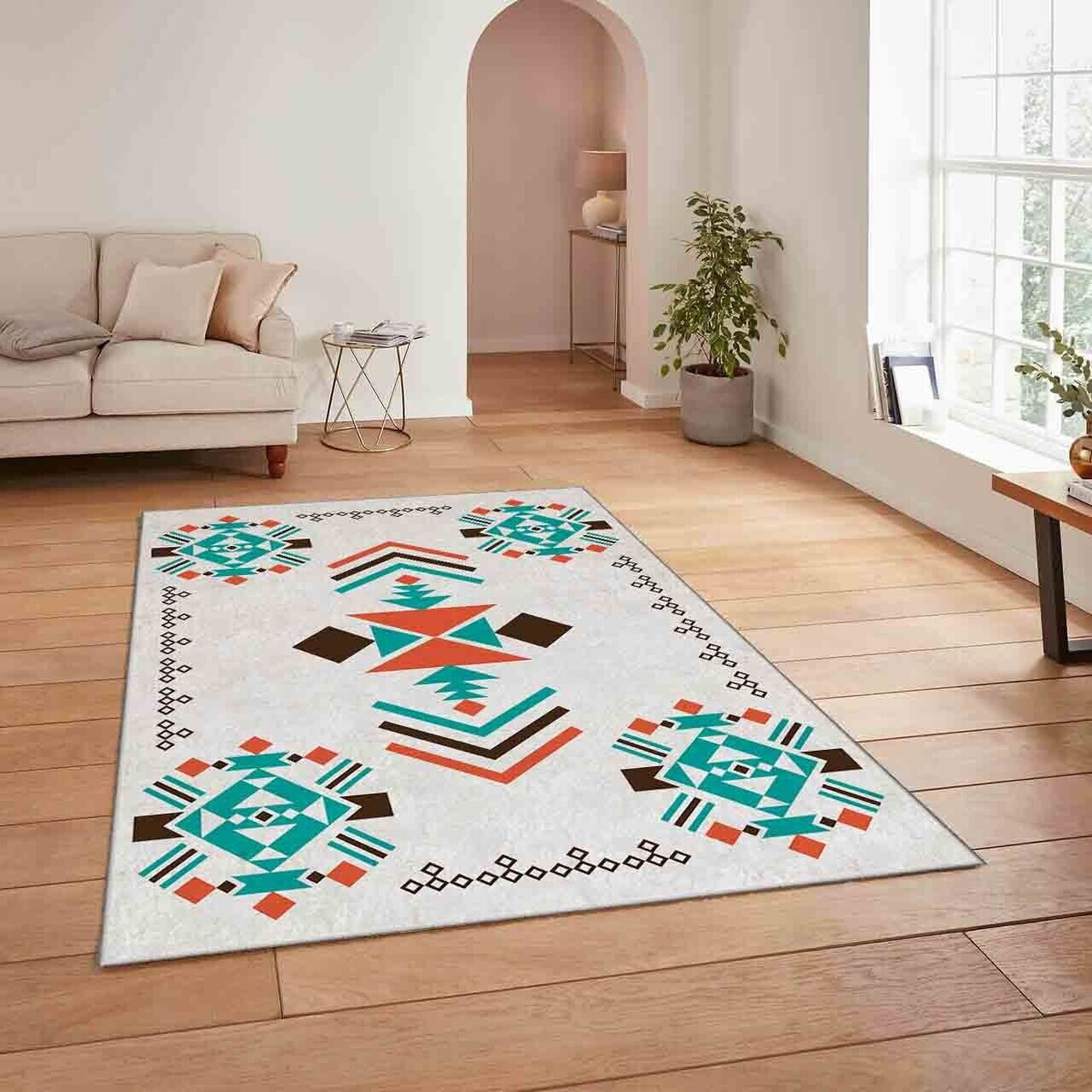 Covor, HM-CRP25-39, 120x180 cm, Poliester, Multicolor — imaginea 2