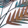 Decoratiune de perete, Toona Sinensis 2, Metal, Dimensiune: 72 x 108 cm, Multicolor