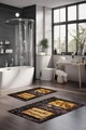Set covorase de baie, Cartwright, CT-5148, Poliester, Multicolor