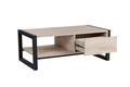 Masuta de cafea, Kalune Design, Haldizen, Travertin / Negru