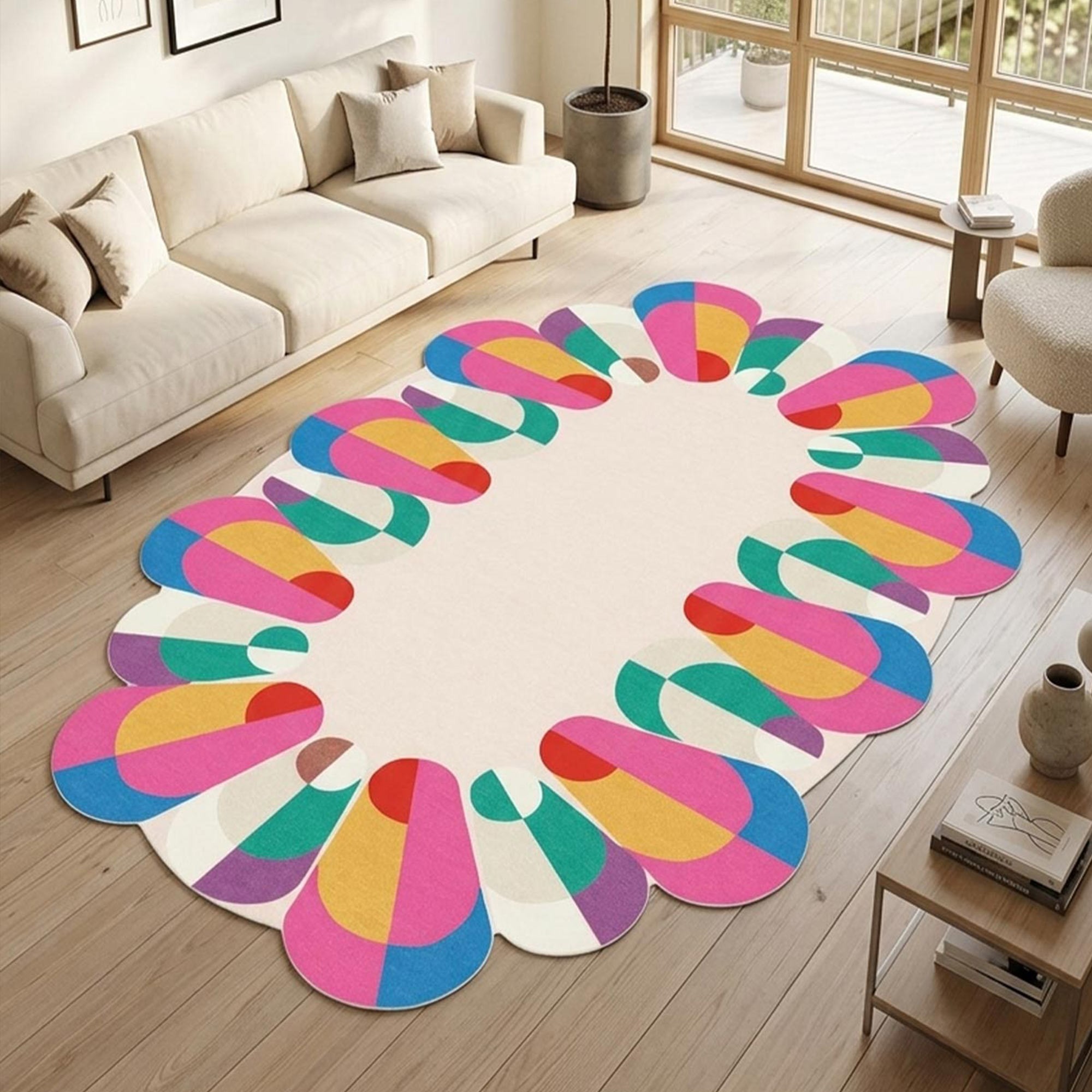 Covor, Fr403, 100x300 cm, Roz