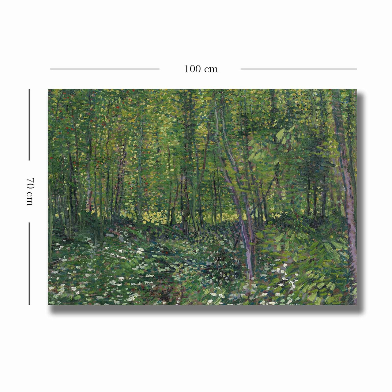 Tablou decorativ, 70100VANGOGH015, Canvas, Lemn, Multicolor - 2 | YEO
