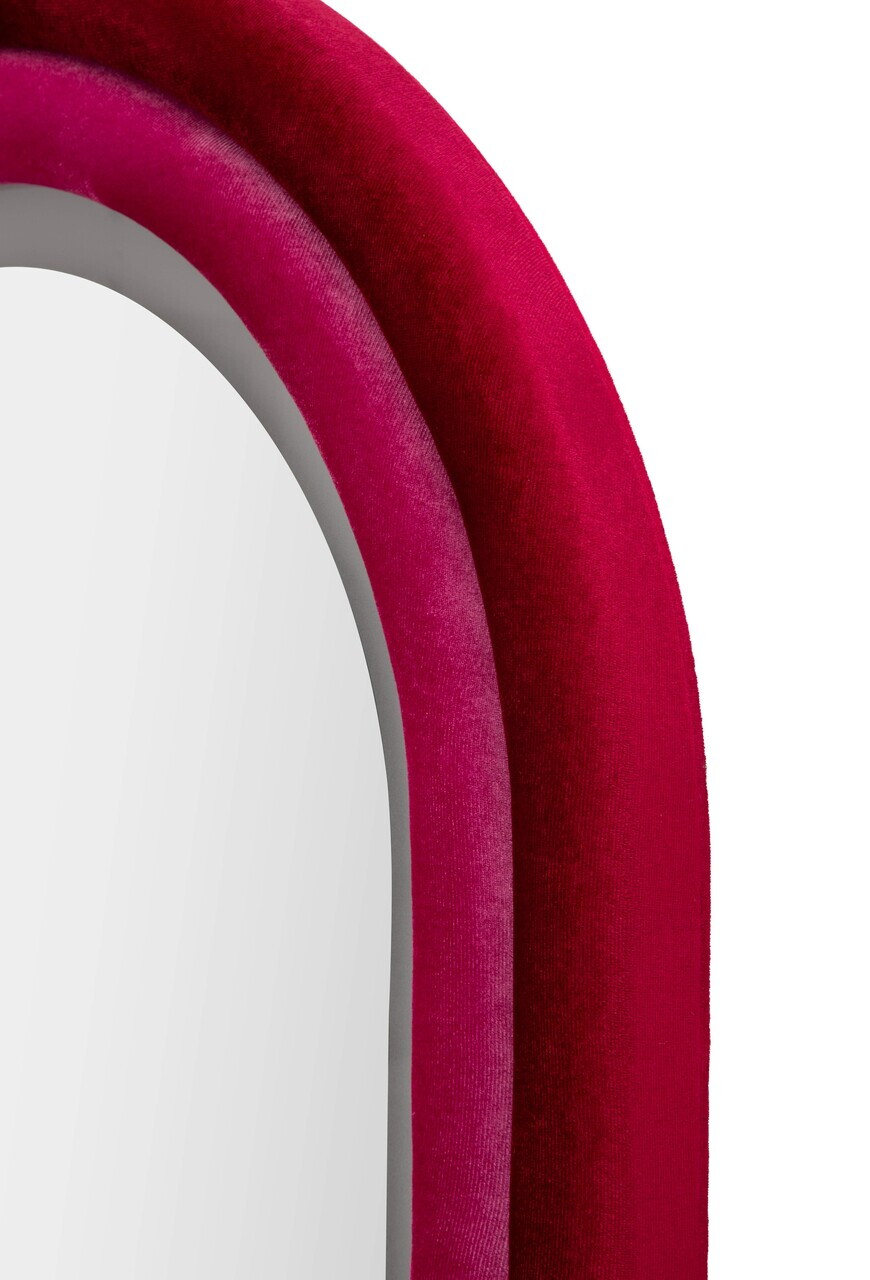 Oglinda de perete cu LED, Irregular Frame, Mauro Ferretti, MDF, 60x160 cm, roz/mov — imaginea 11