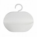 Suport accesorii pentru dus Cocktail, Wenko, 26 x 9 cm, polistiren/ABS, alb