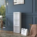Corp biblioteca, Hanah Home, HC119, 30x90x20 cm, Alb